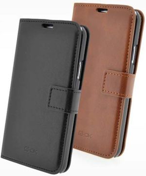 Etui na iPhone 5, poliuretan, kieszonki na karty, z podstawką 2