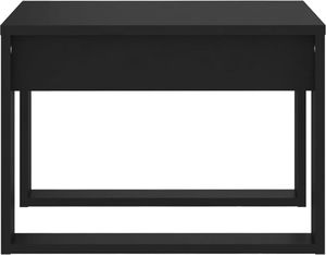 vidaXL Stolik boczny, czarny, 50x50x35 cm, płyta wiórowa 6