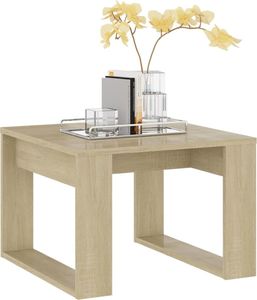 vidaXL Stolik boczny, dąb sonoma, 50x50x35 cm, płyta wiórowa 4