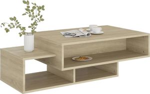 vidaXL Stolik kawowy, dąb sonoma, 105x55x32 cm, płyta wiórowa 4