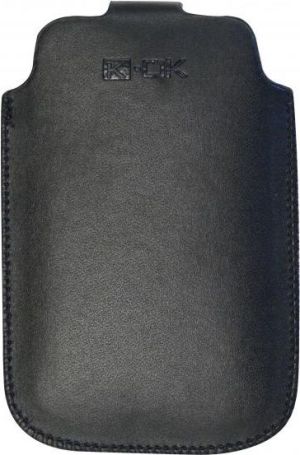 Etui na telefon, czarne, imitacja skóry 3