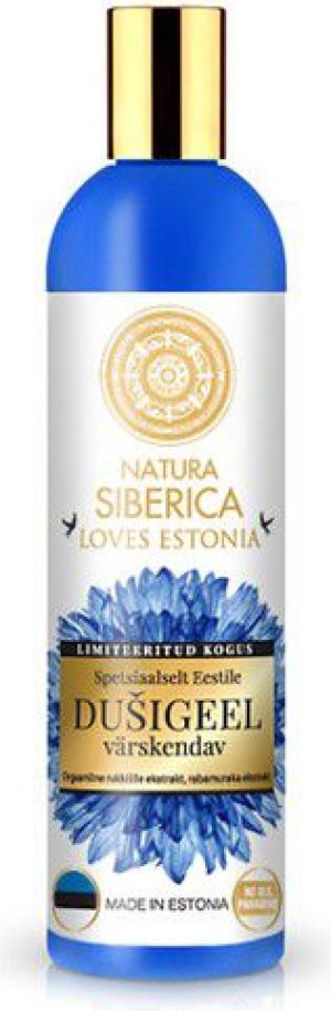 Natura Siberica Loves Estonia Odświeżający żel pod prysznic z ekstraktem z chabra 400ml 1