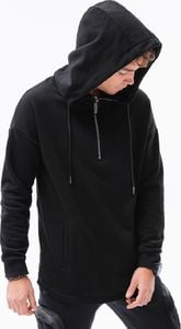 Ombre Bluza męska z kapturem Tokyo B1363 - czarna L 1