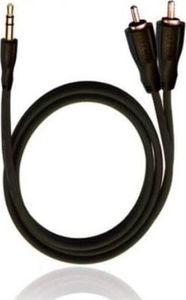 Kabel Oehlbach Jack 3.5mm - RCA (Cinch) x2 0.5m czarny (84012) 1