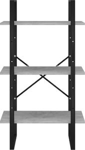 vidaXL Regał, szarość betonu, 60x30x105 cm, płyta wiórowa 5
