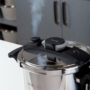 NAVA Szybkowar stalowy z pokrywką garnek ciśnieniowy szybkowarowy ACER 6 l 7