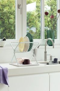 Brabantia Suszarka do naczyń składana jasno szara 139383 16