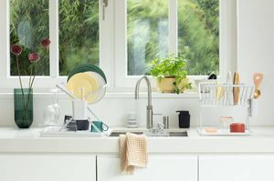 Brabantia Suszarka do naczyń składana jasno szara 139383 18