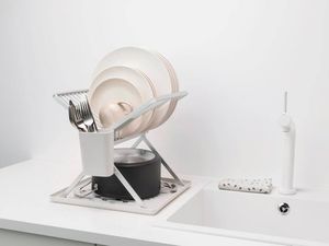 Brabantia Suszarka do naczyń składana jasno szara 139383 4
