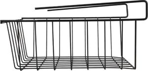 Vilde Kosz koszyk podwieszany pod półkę organizer czarny metalowy loft 27,5 cm 7