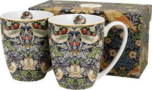 DUO Komplet 2 kubki 380 ml STRAWBERRY THIEF BLUE William Morris 1