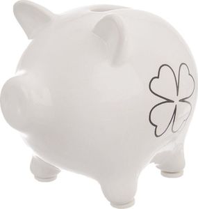 Orion Skarbonka ceramiczna świnka koniczyna 10 cm 2