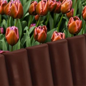 Vilde Palisada Ogrodowa, obrzeże, płotek ogrodowy do grządek, trawnika, 2,5m, brązowy 9