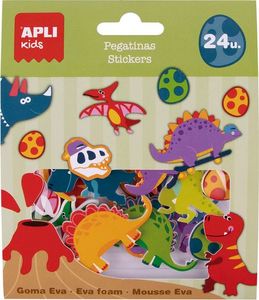 Apli Kids Naklejki z pianki EVA Apli Kids - Dinozaury 24 szt. 1
