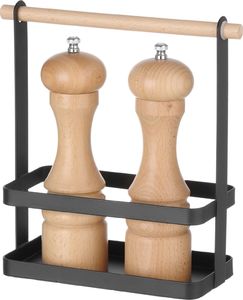 Hendi Organizer koszyk stołowy na przyprawy z drewnianą rączką 23x10x24 cm - Hendi 427040 Organizer koszyk stołowy na przyprawy z drewnianą rączką 23x10x24 cm - Hendi 427040 2