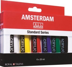 Talens Talens Amsterdam Standard Farby akrylowe 6x20ml 1