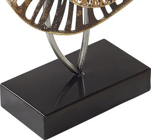 Shumee Dekoracyjna rzeźba metalowa złoto-srebrna URANIUM 4