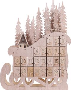 Kalendarz adwentowy Shumee Figurka dekoracyjna LED sanie 5