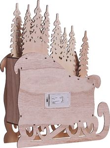 Kalendarz adwentowy Shumee Figurka dekoracyjna LED sanie 6