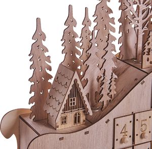 Kalendarz adwentowy Shumee Figurka dekoracyjna LED sanie 7