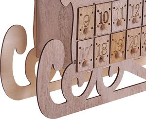 Kalendarz adwentowy Shumee Figurka dekoracyjna LED sanie 8