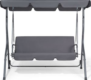 Shumee Huśtawka ogrodowa ciemnoszara Chaplin 2
