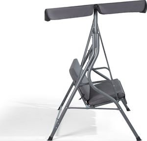 Shumee Huśtawka ogrodowa ciemnoszara Chaplin 3