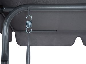 Shumee Huśtawka ogrodowa ciemnoszara Chaplin 6