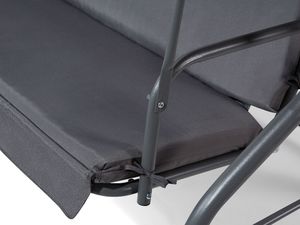 Shumee Huśtawka ogrodowa ciemnoszara Chaplin 7