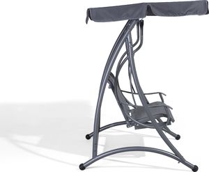 Shumee Huśtawka ogrodowa szara Tesero 4