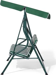 Shumee Huśtawka ogrodowa zielono-biała Chaplin 3