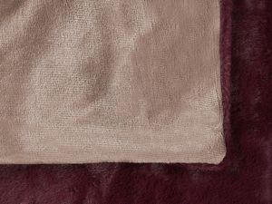 Shumee Koc 180 x 220 cm bordowy TANTAN 2