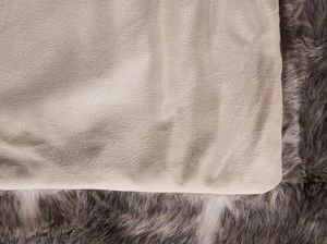 Shumee Koc 180 x 220 cm brązowo-biały TADDART 2