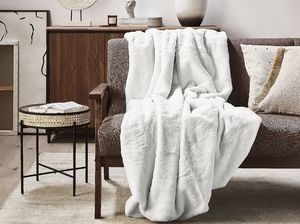 Shumee Koc 200 x 220 cm biały CHAAB 2