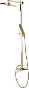 Zestaw prysznicowy Shumee Kolumna prysznicowa z deszczownicą złota TAGBO 2