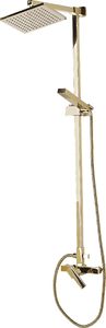 Zestaw prysznicowy Shumee Kolumna prysznicowa z deszczownicą złota TAGBO 3