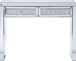 Shumee Konsola 2 szuflady lustrzana srebrna TILLY 5