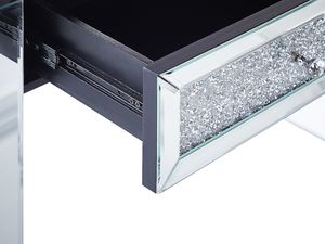 Shumee Konsola 2 szuflady lustrzana srebrna TILLY 7