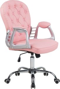 Krzesło biurowe Shumee Princess Różowe 1