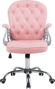 Krzesło biurowe Shumee Princess Różowe 3