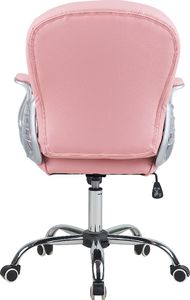 Krzesło biurowe Shumee Princess Różowe 4