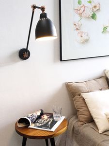 Kinkiet Beliani Lampa ścienna czarno-miedziana MISSISSIPPI L 2