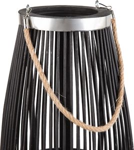 Shumee Lampion drewniany 72 cm czarny TAHITI 2