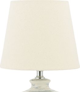 Lampa stołowa Shumee Lampka nocna ceramiczna beżowa ROSANNA 3