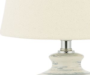 Lampa stołowa Shumee Lampka nocna ceramiczna beżowa ROSANNA 4