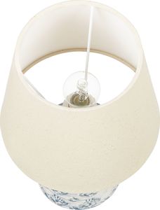 Lampa stołowa Shumee Lampka nocna ceramiczna beżowa ROSANNA 5
