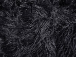 Shumee Narzuta na łóżko 200 x 220 cm czarna DELICE 4