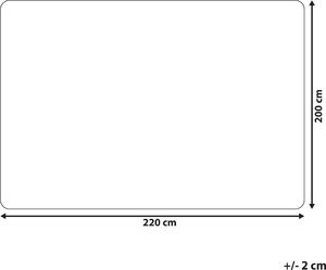 Shumee Narzuta na łóżko 200 x 220 cm czarna DELICE 5