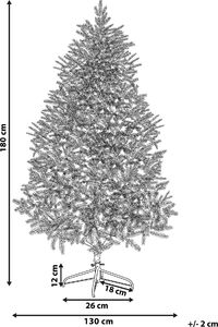 Shumee Choinka sztuczna na stojaku Biała 4