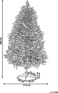 Shumee Choinka sztuczna Palomar na stojaku 5